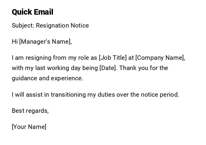 Quick Email Quick Email