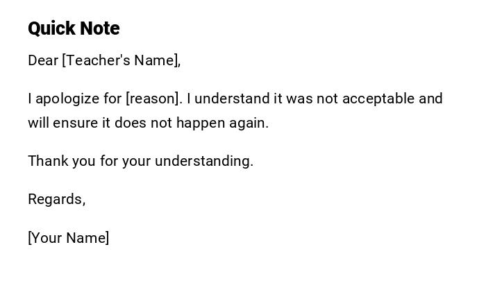Quick Note Quick Note