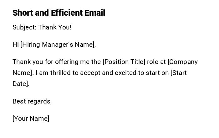 Short and Efficient Email Short and Efficient Email